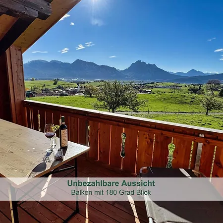 Stoeger - Adults Only Mit Einzigartigem Panoramablick Auf See, Alpen Und Schloss Neuschwanstein - Nur 2 Einheiten 아파트 리덴