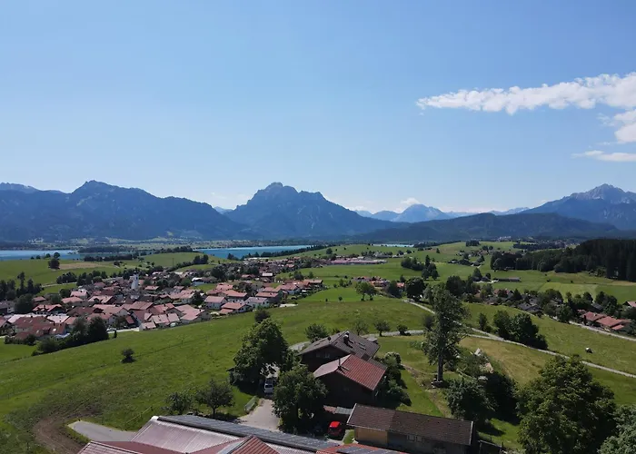 아파트 Biohof Stoeger Adults Only Mit Blick Auf Schloss Neuschwanstein Und Alpen Nur 2 Einheiten