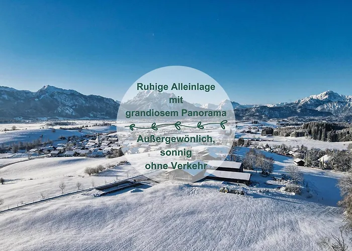 Biohof Stoeger Adults Only Mit Blick Auf Schloss Neuschwanstein Und Alpen Nur 2 Einheiten 아파트