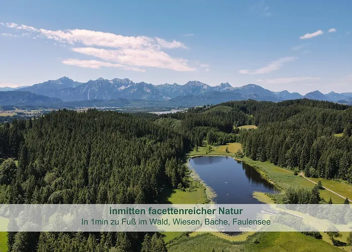 Biohof Stoeger Adults Only Mit Blick Auf Schloss Neuschwanstein Und Alpen Nur 2 Einheiten 아파트 *