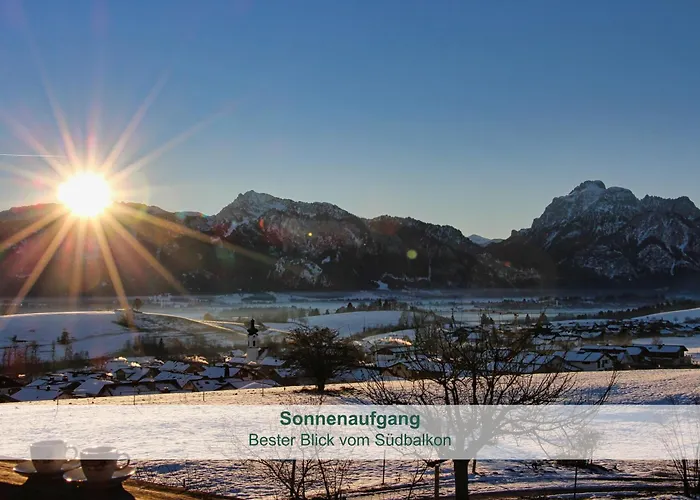아파트 Biohof Stoeger Adults Only Mit Blick Auf Schloss Neuschwanstein Und Alpen Nur 2 Einheiten 리덴