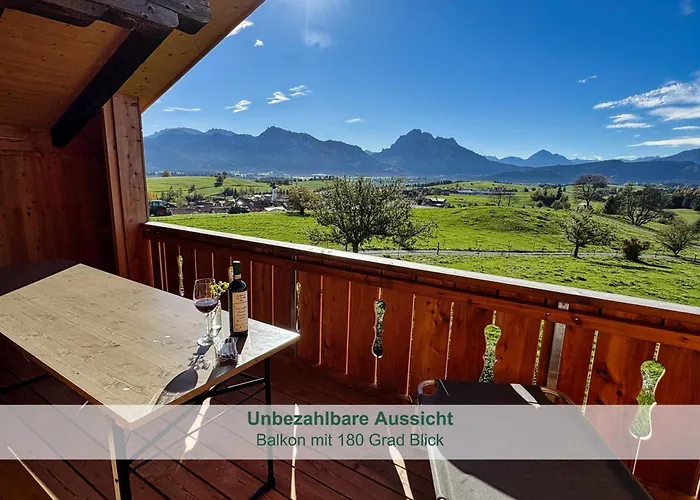Biohof Stoeger Adults Only Mit Blick Auf Schloss Neuschwanstein Und Alpen Nur 2 Einheiten 아파트 리덴